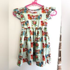 Cocomelon Baby Girls Sleeveless Dress New